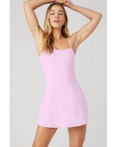 alo yoga pink dress|alo yoga pink biker shorts.